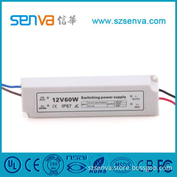 High Efficiency Long Lifespan LED Driver with CE (Senva-E-12V60W)